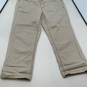 BKE Erika Capri Pants Beige Size 28 (See Pics)